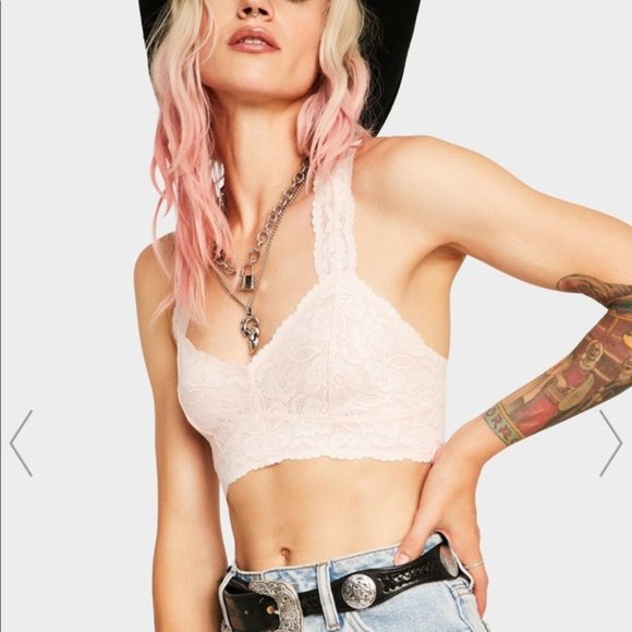 Free People Galloon Lace Halter NWT - Picture 3 of 6